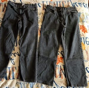 SOLD2 pair of boys husky jeans size 14
